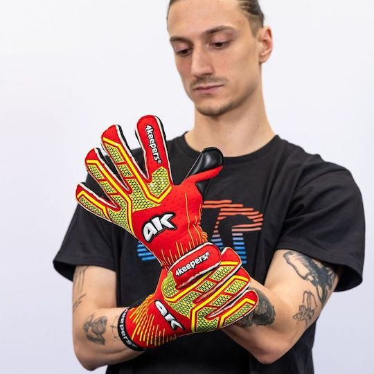 4Keepers Γάντια Τερματοφύλακα Ενηλίκων Κόκκινα