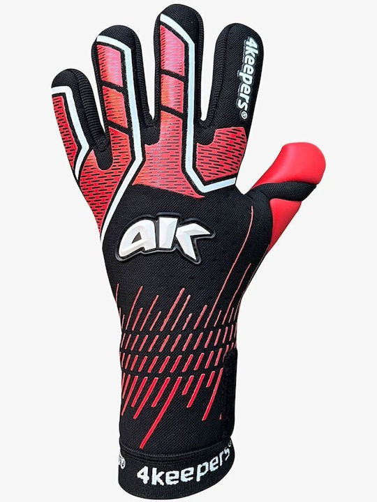 4Keepers Γάντια Τερματοφύλακα Παιδικά Μαύρα