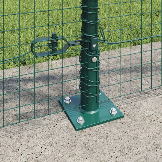 vidaXL Plasă de sârmă cu Îmbrăcăminte din PVC Module Verde 1x25m