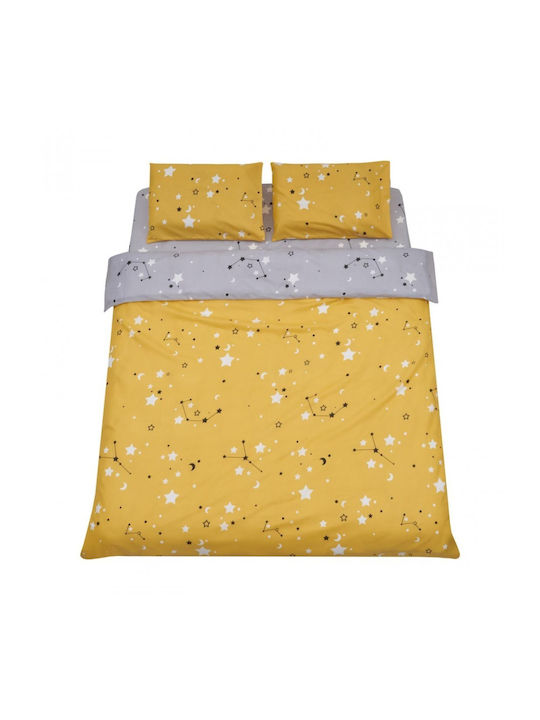 Vanora Duvet Cover Set 220x240cm Double With 2 Pillowcases Multicolour