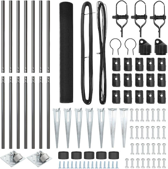 vidaXL Drahtgeflecht Gray 1.4x10m