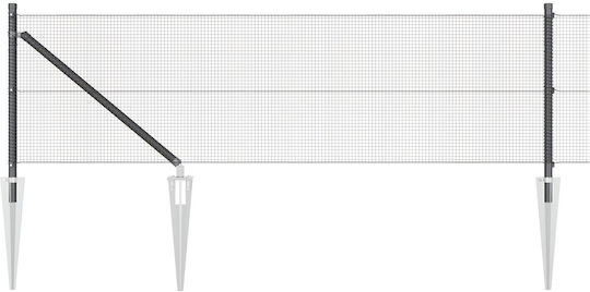 vidaXL Plasă de sârmă Module Gri 0.4x25m