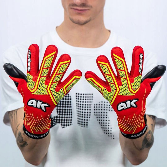4Keepers Γάντια Τερματοφύλακα Ενηλίκων Κόκκινα