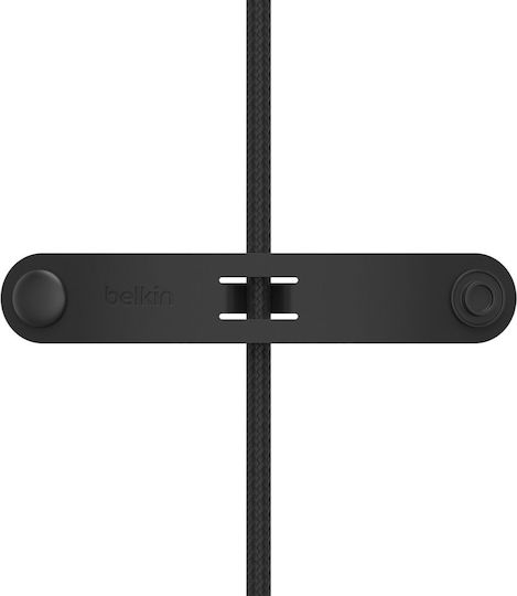 Belkin Braided USB to Type-C / Lightning Cable Μαύρο 1.5m (CAC003HQ1.5MBK)
