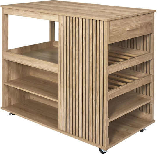 Bodenstehender Schrank Braun 105x60x90cm