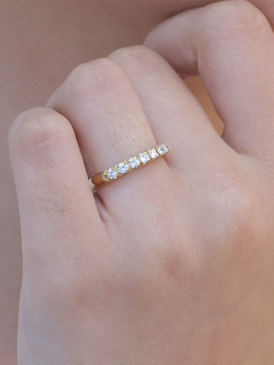 Ring with Diamond made of Gold 18K