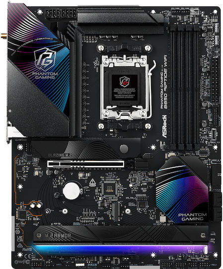 ASRock PHANTOM GAMING B850 Riptide WiFi Placă de bază ATX cu AMD AM5 Socket