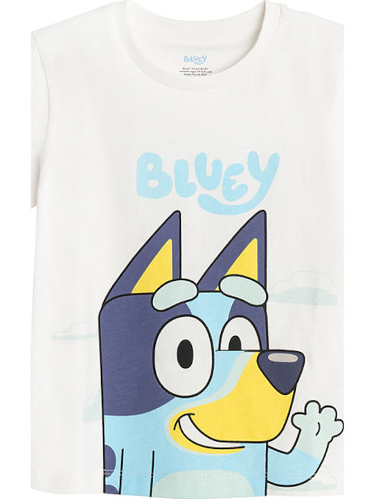 Cool Club Παιδική Πιτζάμα Καλοκαιρινή Γαλάζια Bluey