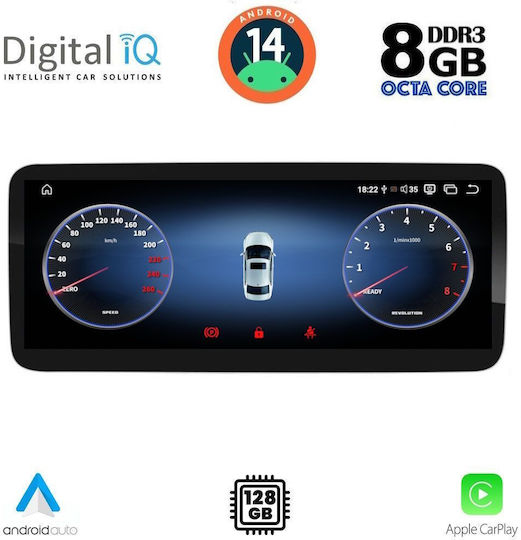 Digital IQ Car Audio System for Mercedes-Benz CLA Class / GLA 2015-2019 (Bluetooth/USB/WiFi/GPS/Apple-Carplay/Android-Auto) with Touch Screen 10.25"