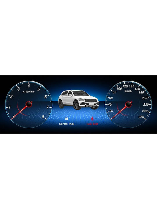 Digital IQ Car Audio System for Mercedes-Benz GLK 2009-2012 (Bluetooth/USB/WiFi/GPS/Apple-Carplay/Android-Auto) with Touch Screen 10.25"
