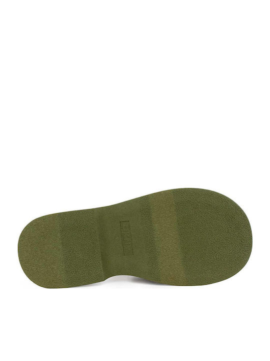 Iredell Γυναικεία Σανδάλια Flatforms Πράσινα