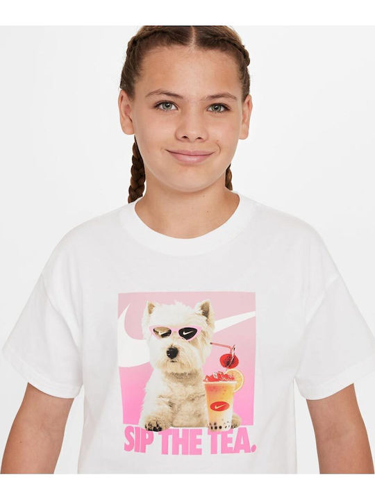 Детска тениска Бял Sportswear