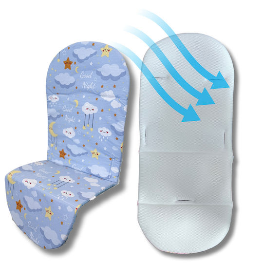Kinderwagenabdeckung Blau