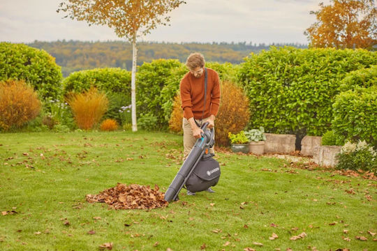 Gardena Powerjetcollect Suflantă / Aspirator de Mână 18V cu 1 Baterie 4Ah & Viteză Maximă a Aerului 352km/h