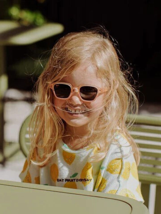 Hello Hossy Παιδικά Γυαλιά Ηλίου με Polarized Φακό Ροζ για 5-8 Ετών