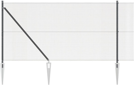 vidaXL Plasă de sârmă Module Gri 1x10m