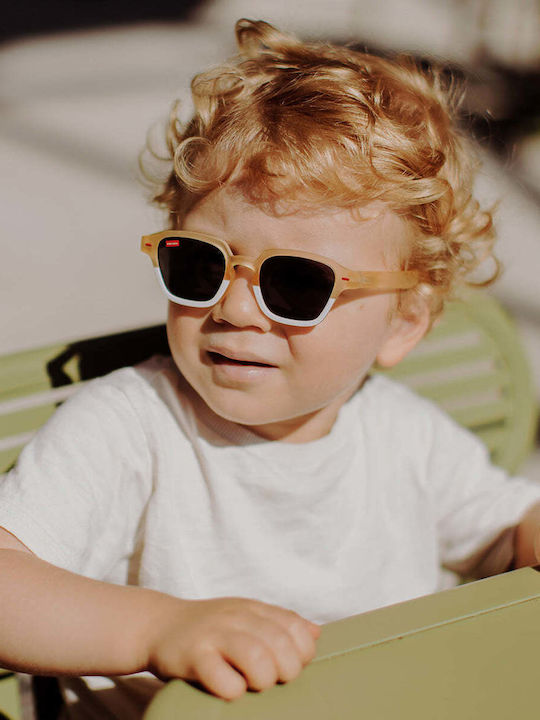 Hello Hossy Kids Sunglasses Beige for 5-8 Years