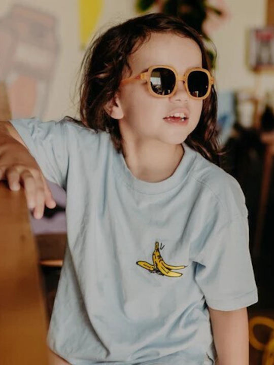 Hello Hossy Koody Παιδικά Γυαλιά Ηλίου με Polarized Φακό Μπεζ για 2-3 Ετών