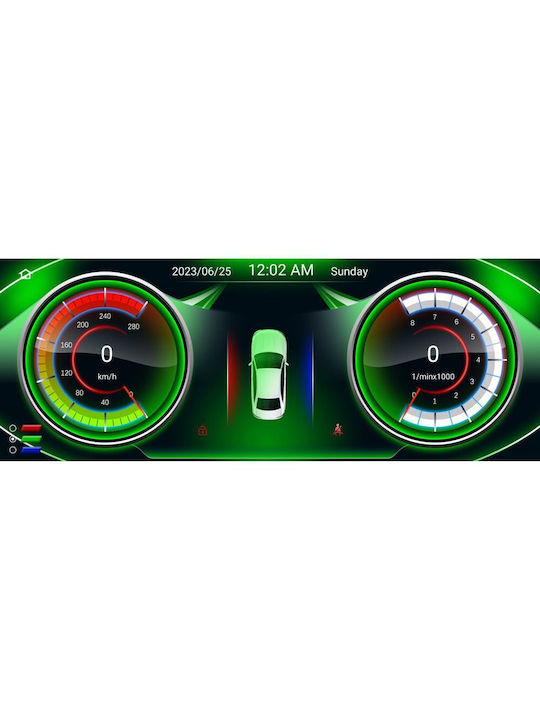 Digital IQ Ηχοσύστημα Αυτοκινήτου για Mercedes-Benz C Class 2007-2011 (Bluetooth/USB/WiFi/GPS/Apple-Carplay/Android-Auto) με Οθόνη Αφής 12.3"