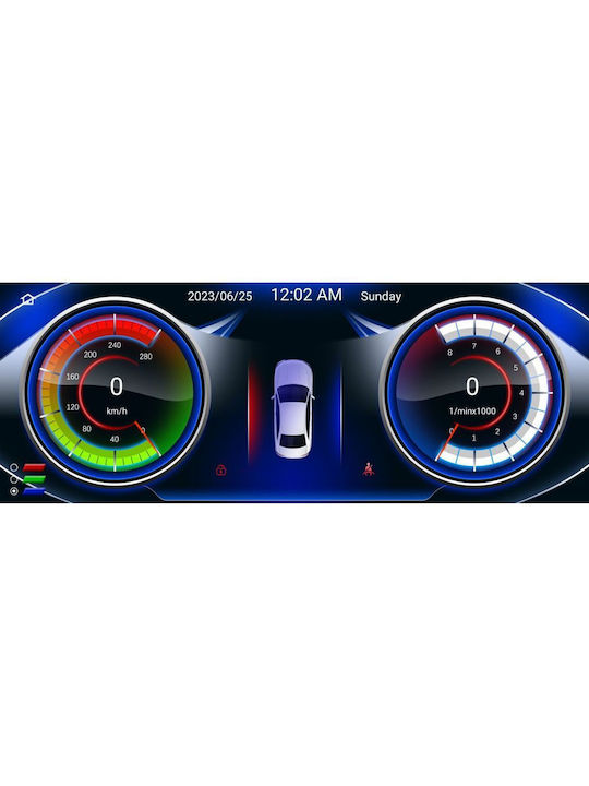 Digital IQ Ηχοσύστημα Αυτοκινήτου για Mercedes-Benz C Class 2007-2011 (Bluetooth/USB/WiFi/GPS/Apple-Carplay/Android-Auto) με Οθόνη Αφής 12.3"