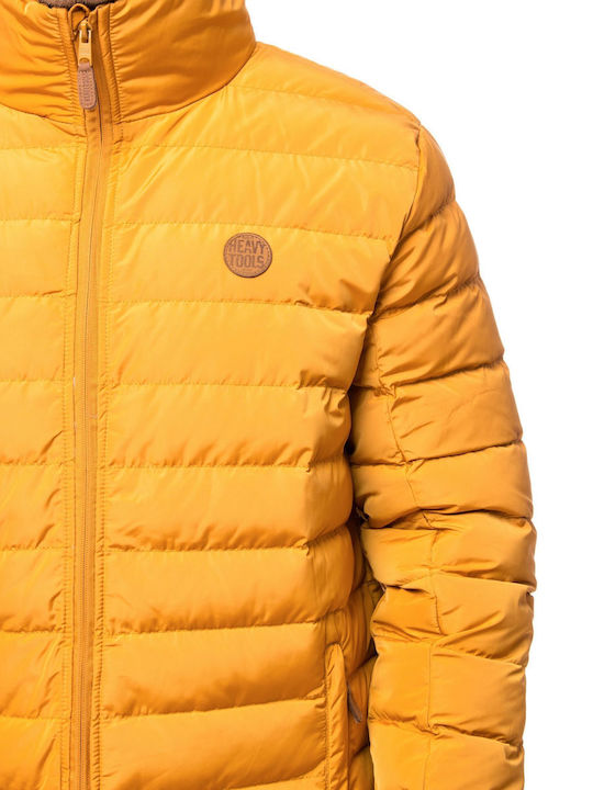Winter Jacket Puffer Waterproof Mustard