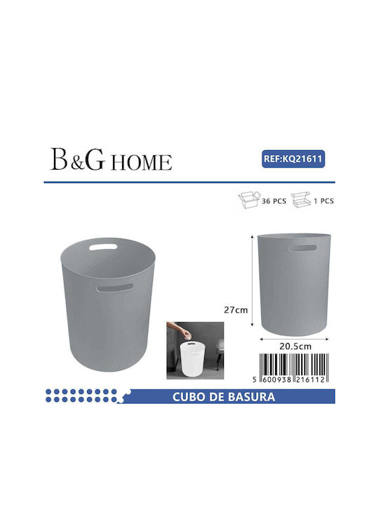 21611 Kunststoff Badezimmer Mülleimer Gray