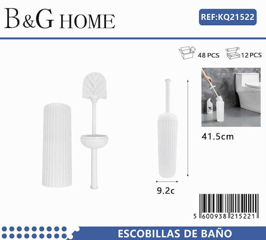 Kunststoff Badezimmer Toilettenbürste Weiß
