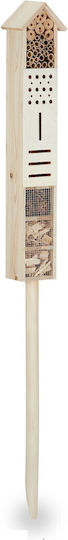 Relaxdays Insektenhaus aus Holz 148 x 16 x 11 cm