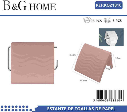 21810 Papierhalter Metallisch Rosa 5600938218109