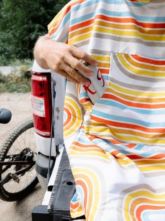 Packtowl Strandponcho Mehrfarbig