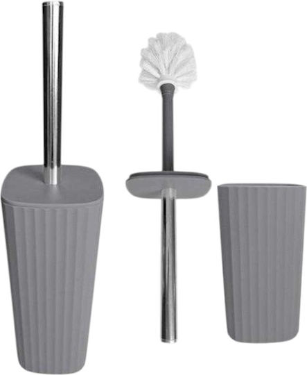 Plastic Coș de gunoi pentru baie Gri