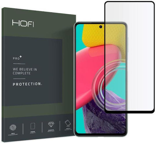Hofi Pro+ Full Face Tempered Glass Μαύρο (Galaxy M53 5G)