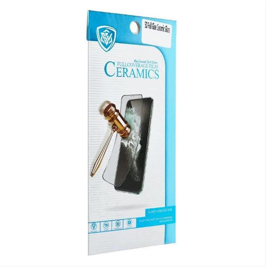 5D Ceramică Adeziv complet Full Face Tempered Glass Negru (Galaxy A73)