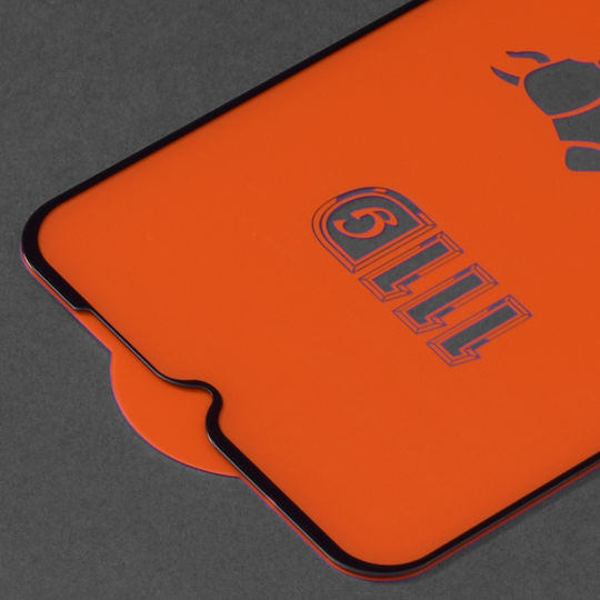Techsuit 111D Vollkleber Vollflächig gehärtetes Glas Schwarz (Oppo A58 / A78)