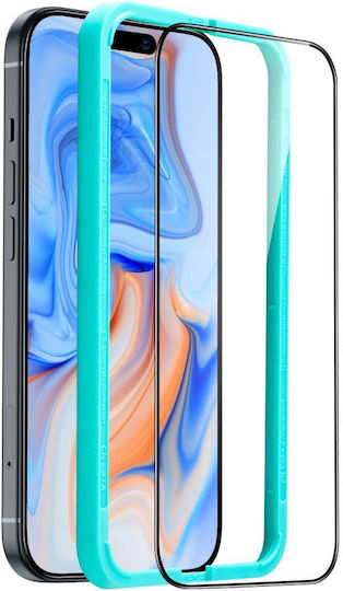 ESR Armorite Full Face Tempered Glass Μαύρο (iPhone 15)