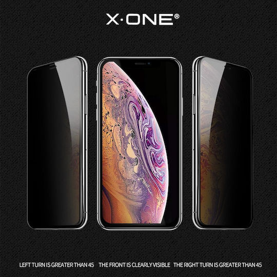 X-One Extra Strong Пълно лепило Поверителност Закалено стъкло за цялото лице (iPhone 15 Pro)