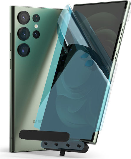 Ringke Dual Easy 2-pack Защитен екран 2бр Черен (Galaxy S23 Ultra)