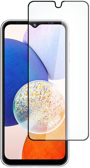5D 0.3mm Vollkleber Vollflächig gehärtetes Glas Schwarz (Galaxy A14)
