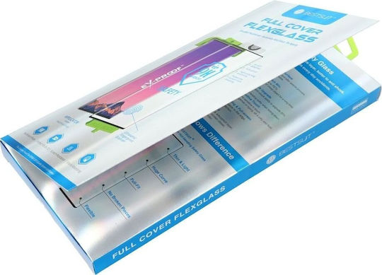 Bestsuit 5D Full Face Tempered Glass Μαύρο (Galaxy S23 Ultra)