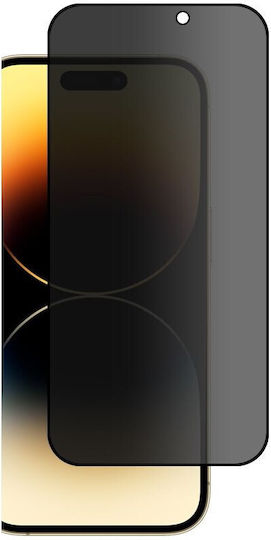 Hofi Anti Spy Glass Pro+ Privacy Full Face Tempered Glass (iPhone 15 Pro)