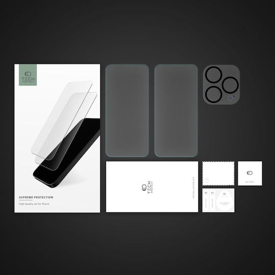 Tech-Protect Supreme Set Tempered Glass (iPhone 15 Pro)