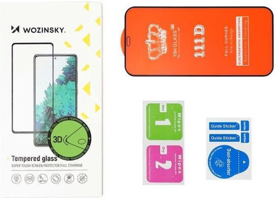 Wozinsky Full Face Tempered Glass Μαύρο (iPhone 15 Pro Max)