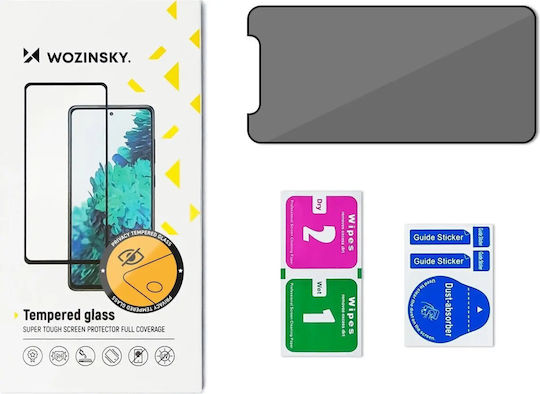 Wozinsky Privacy Full Face Tempered Glass Black (iPhone 15 Pro Max)
