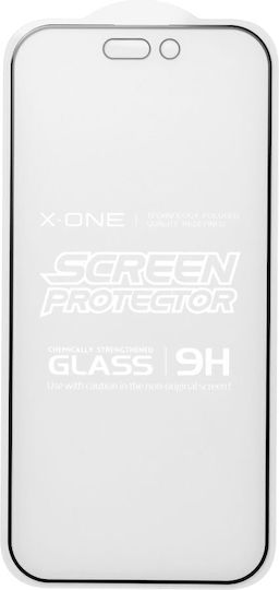 X-One Extra Strong Ματ Full Face Tempered Glass (iPhone 15 Pro)