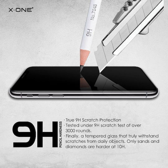 X-One Extra Strong Ματ Full Face Tempered Glass (iPhone 15 Pro)