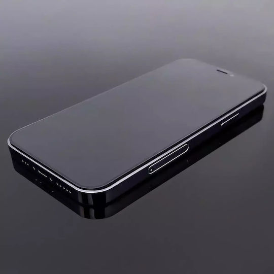 Wozinsky Vollflächig gehärtetes Glas Schwarz (iPhone 15 Pro)