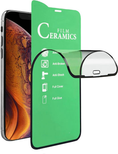 Glass 5D Full Face Tempered Glass Μαύρο (iPhone 15 Pro Max)