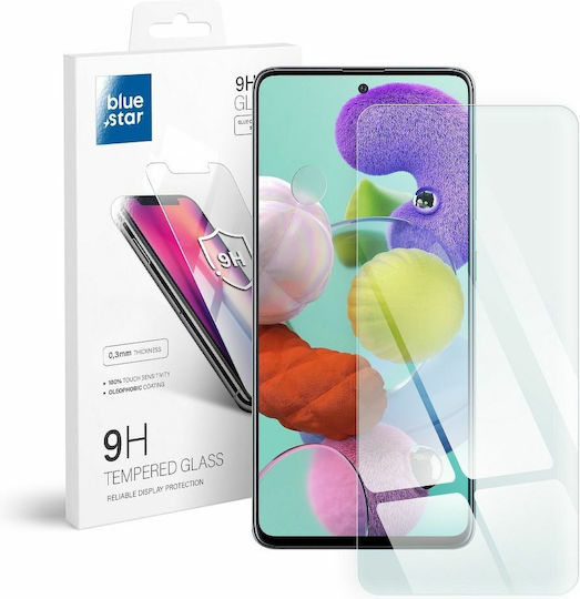 Blue Star Vollflächig gehärtetes Glas (Galaxy A51)