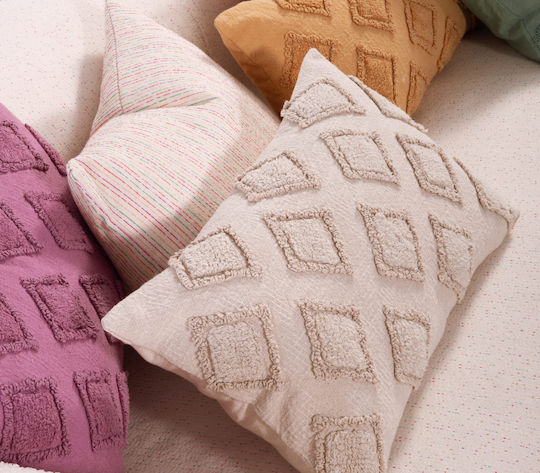 Nef-Nef Homeware Μαξιλάρι Καναπέ Josh από 100% Βαμβάκι Orchid 33x55εκ.