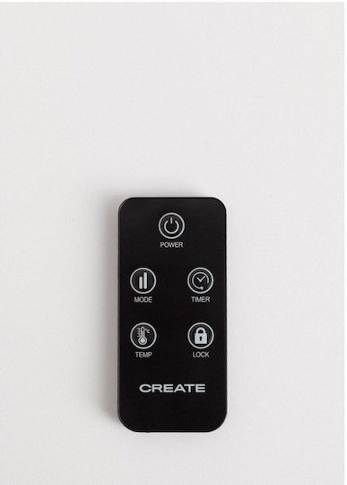 Create Șină electrică pentru prosoape 1500W 100.3x55cm Negru